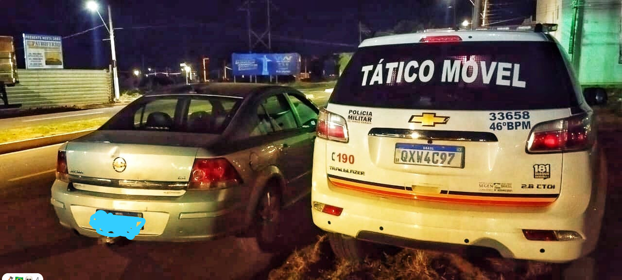 PATROCÍNIO : POLICIA MILITAR PRENDE AUTOR POR RECEPTAÇÃO