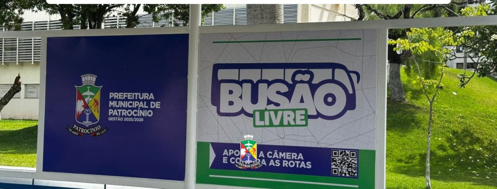 🚍 NOVIDADE NO TRANSPORTE PÚBLICO DE PATROCÍNIO!
